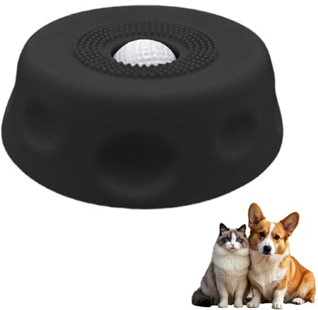 Hundelickspielzeug, ABS Schleckball Hund Schleckmatte, Antischlingnapf Hunde Katze mit Saugnapf, Futternapf Hundenapf Schleckmatte für Anti Schling Napf, Interaktives Hunde Spielzeug Intelligenz (C)