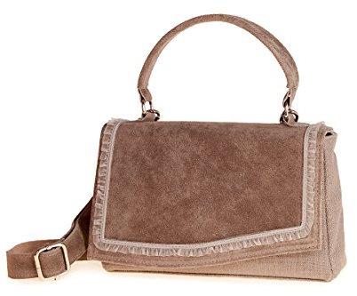 Trachten Handtasche - PETIT - grau, rosa, schwarz