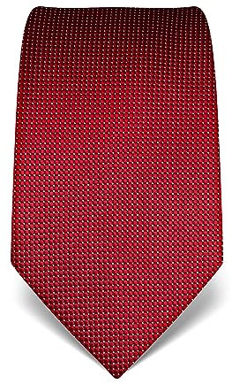 Vincenzo Boretti Herren Krawatte reine Seide gepunktet edel Männer-Design zum Hemd mit Anzug für Business Hochzeit 8 cm schmal/breit weinrot