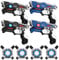 KidsTag Lasertag Set: 4 Laser Pistolen + 4 Laser Tag Weste - Laser Battle Set für Kinder Ab 7 Jahren