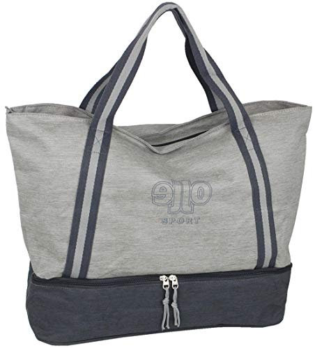 J.JONES - XXL Freizeittasche - Sporttasche - Badetasche - Damen Shopper mit Reißverschluss