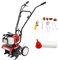 52cc Motobineuse à Essence Compact 2 Temps Motoculteur de Jardinage Cultivateur Thermique, 1.45KW/ 6500RPM