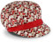 fiebig Antrim Regen Ballonkappe | 100% Baumwolle mit Teflon Beschichtung | Wasserabweisende Damen Outdoor Mütze | Made in Europe (59-L, Rot)