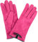 SNUGRUGS Damen-Handschuhe aus Wildleder mit Fleecefutter und Schleife, rose, Medium