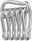 Uootach Set di 6 Moschettoni, Moschettone a molla in acciaio inox 304, primavera chiusa 60 * 30 * 5.9MM, Portante sicuro 140 kg, Moschettone per amache, campeggio, pesca, tende da sole(argento)