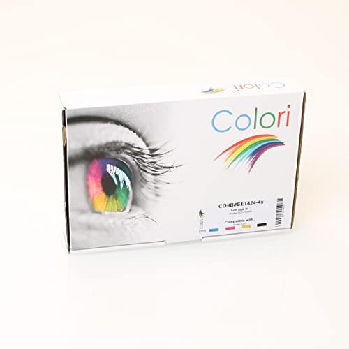 Colori Kompatibles Set 4X Druckerpatrone für Brother LC424VAL DCP-J1200W