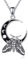 VENACOLY Motte Kette 925 Sterling Silber Motte Anhänger Halskette Motte Schmuck Geschenk für Damen