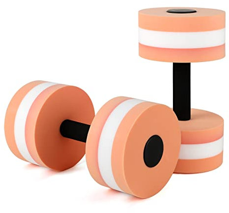 Haltères Aquatiques, 1 Paire D'haltères Aqua Fitness Haltères en Mousse EVA Aqua Aerobics Résistance à la Piscine Aqua Haltérophilie, Aquagym Haltérophilie, Équipement de Fitness Aqua(#1)