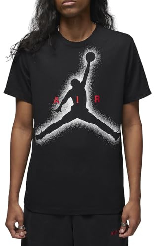 Nike Air Jordan Large Graphic T-Shirt Herren Schwarz (Large)