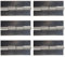 Nicerity Scharniere zum Anschweißen, Edelstahl, 2,5 x 1,2/65 x 32 mm, Flachkopf, 304 Edelstahl, Stoßscharnier für schwere Tore, Türen, Anhänger, 6 Stück (Silber)