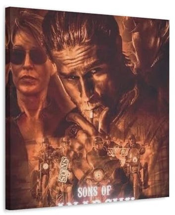 DEEBOW JAX-TELLER SOA Poster, dekoratives Gemälde, Leinwand, Wandposter und Kunstdruck, modernes Familienschlafzimmer-Dekor-Poster, 70 x 70 cm