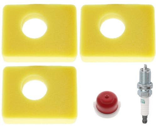 ZAMDOE 799579 Rasenmäher-Luftfilter Ersatz für Briggs & Stratton 09P602 09P702 550e-550ex Serie 09P000 08p502 08P000 Motor 4248 5434 796579 Luftfilter-Schaumfilter (3 Stück)