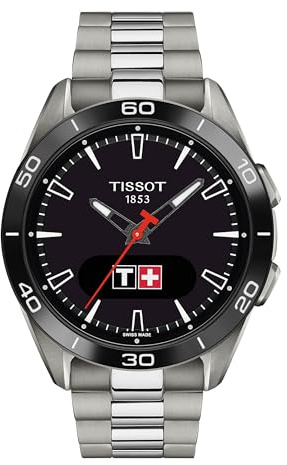 Tissot Herren Analog Digital Quarz Armbanduhr T-Touch Connect Sport Swiss Made