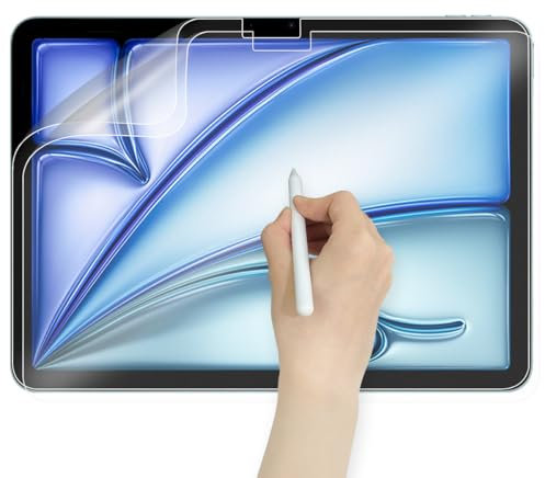 Lot de 2 films protecteurs d'écran en papier pour Apple iPad Air 11 M2 2024 (modèles : A2902 et A2903), accessoires de protection anti-reflets pour tablette, dessinez et écrivez comme sur du papier