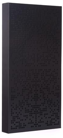 Bluetone Acoustics Binary AbFuser Akustikpaneele – Schalldämmung Akustikplatten – Akustik Absorber und Diffusor zum Heimkino, Studio, Wohnzimmer- Acoustic Panel (Graphit, 100x50x10cm)