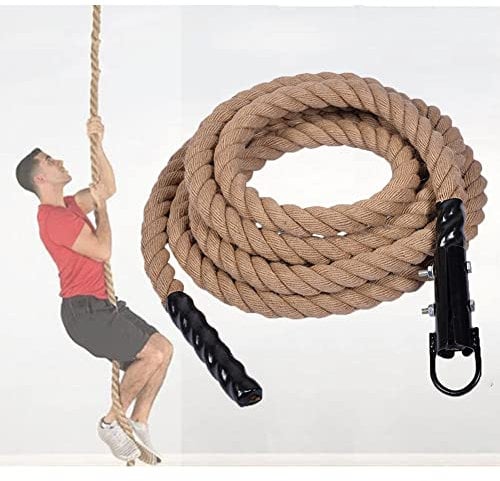 Jute Gym Fitness Training Climbing Rope for Home Workouts 38mm x 5m