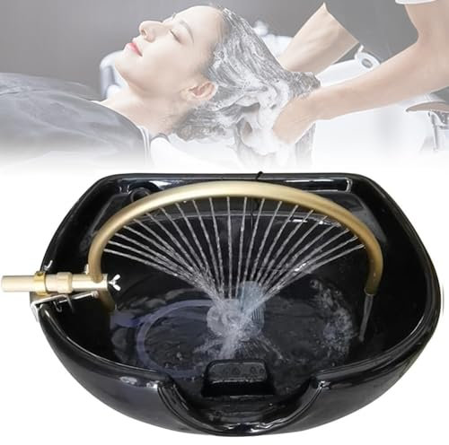 Head Spa Water Kit, U-Type Water Circulation Frame 180° Réglable Waterfall Shower, Clip On The Shampoo Basin, Japanese Head Spa Equipment