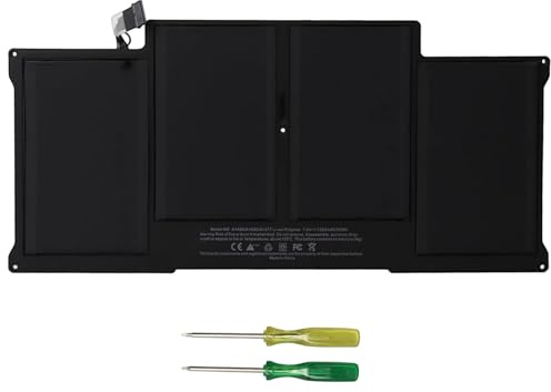 A1466 A1405 Laptop-Akku Kompatibel mit MacBook Air 13 Zoll A1466 (Mid 2012, Mid 2013, Early 2014, Early 2015, 2017), A1369 (Late 2010, Mid 2011), A1496, A1377, 020-7379-A, 7,6 V, 55 Wh