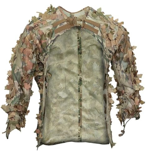 Ghillie – dräkt – kamouflagejakt – outfit, 3D-blad – kostym | paintball
