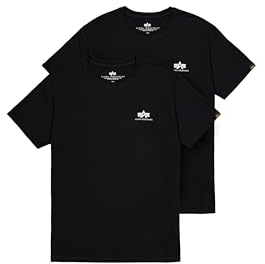 Alpha Industries Herren Basic T Small Logo 2 Pack T-Shirt (1er Pack)