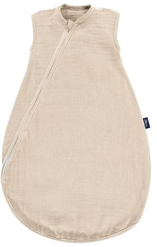 Alvi Kinderschlafsack Sommertraum Exklusiv | Sommerschlafsack | Leichter Baumwollschlafsack TOG-Wert 0,5 | Mull Baby Schlafsack ohne Ärmel | Außensack für Jungen & Mädchen