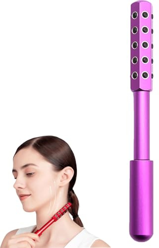 Radiance Roller-Uplift Massage-Roller, erhebender Gesichtsmassageroller, Gesichtsroller, Massageroller, Hautpflegerolle zum Anheben der Hautpflege, Violett