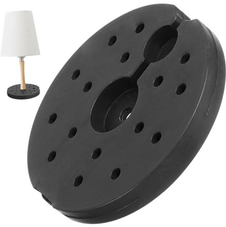 INOOMP Base Redondeada con Peso de Contrapeso para Estabilidad y Seguridad Escritorios y Chasis de Plástico Resistente Altura para Decoración de Oficinas y Dormitorios