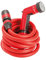 FITT YOYO, Tuyau d'Arrosage de Jardin Extensible pour Arrosage Professionnel avec Pistolet Multi-Jet, Rouge (15M)