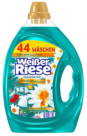 Weißer Riese Universal Gel Aromath. Bali Lotus & weiße Lilie, 2er Pack (2 x 2.2 l)