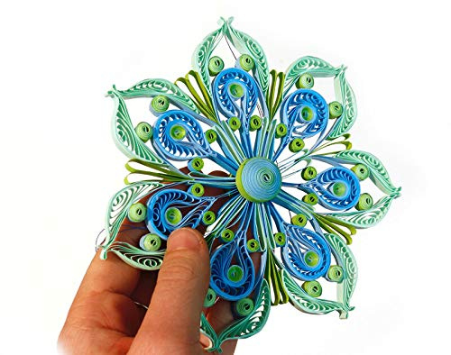 Karen Marie Klip Papirmuseets By A/S Quilling Template, Februar Mandala