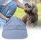 Baseballmütze für Haustiere, Hunde Mütze Hund Sport Hut Hunde Sonnenhut Einstellbare Streifen Sommer Reise Hut mit Ohrlöcher(L-Blau)