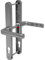 uPVC Door Handle Hoppe London 92PZ 240mm Sprung Double Glazing Pair Silver