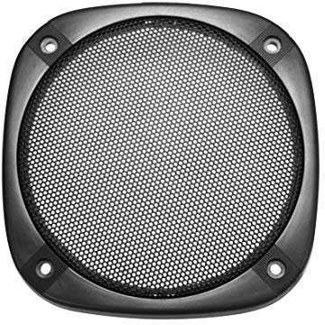 uxcell Speaker Grill Cover 5 Inch 138mm Mesh Decorative Square Subwoofer Guard Protector Black