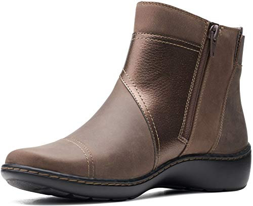 Clarks Cora Tropic Taupe/Bronze Combination 7 B (M)