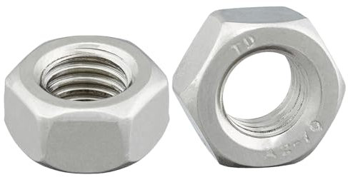 Sechskantmutter DIN 934/ISO 4032, Standard, Edelstahl A2 V2A, Schraubenmutter, Edelstahlmutter, Sechskant-Mutter, V2A Mutter (M8, 100 Stück)