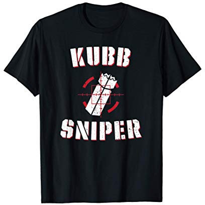 Kubb sniper kubb yard game player T-Shirt