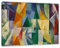 Pixxprint Robert Delaunay - Gleichzeitig geöffnete Fenster, Größe: 60x40cm, Leinwandbild, fertig gespannt, Wandbild, Dekoration, Kunstdruck, kein Poster