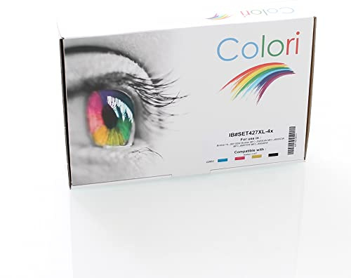 Colori Kompatibles Set 4X Druckerpatrone für Brother LC427VAL LC427XLVAL HL-J6010DW MFC-J5955DW MFC-J6955DW MFC-J6957DW MFC-J6959DW