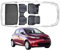 Trimak Passgenau 3D Fussmatten & Kofferraumwanne Auto Set Kompatibel mit Renault Zoe Elektro 2012-2022 Auto Zubehör Gummimatten & Kofferraummatte Autos TPE Allwetter Geruchlos rutschfest Schwarz