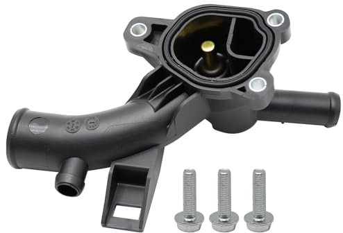 Hoypeyfiy 25192985 Thermostat Housing Water Pump Outlet Replacement for Vauxhal Adam Astra J Corsa Meriva B 1.2 1.4 1338487 116223