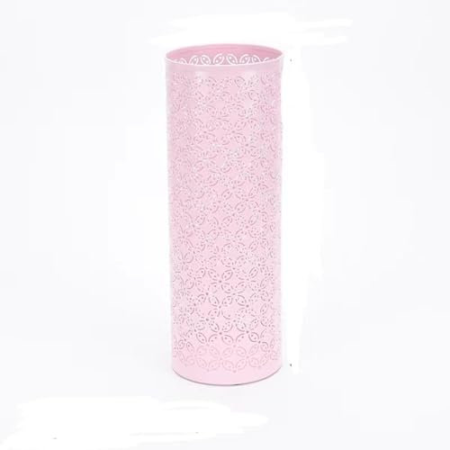 XILENY portaombrelli,portaombrelli da Interno,Porta ombrelli per Esterno,Porta ombrelli,16 Pollici(Rosa (Rotondo))