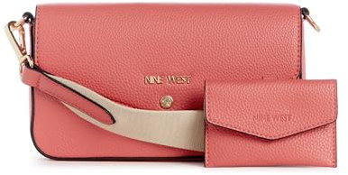 Nine West Peaches Mini-Umhängetasche, Korallenrot, Koralle, Small