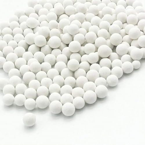 Duschkopf-Filterkugel, Negativionen-Steinperlen, Ersatz für Badezimmer, Mineralkugeln, Ionen, bioaktiver Stein, pH-Balance, Turmalin-Duschkopf-Nachfüllset (Weiße Kugeln (10g))