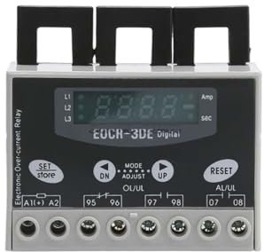 Relais de Protection de courant multifonctionnel à affichage numérique, relais thermique du moteur EOCR-3DE, Protection du moteur à courant alternatif
