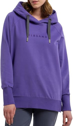 Elbsand Damen Kapuzen-Sweatshirt ESSvana Damenpullover 70293 00 Ultra Violet (614) M