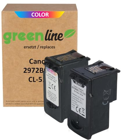 Inkadoo Kompatibel Tinte für Canon 2970 B 010 / PG-510 CL-511 XXL Pixma MP 280 499 Pixma MX 330 320 410 Tintenpatrone, Druckerpatrone, Patronen, Druckertinte
