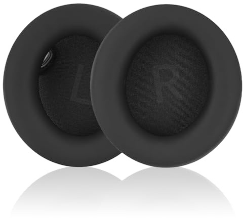 Ersatz-Ohrpolster für Anker Soundcore Space One (S1) Kopfhörer, Ohrpolster, Headset, Ohrmuscheln, Reparaturteile, Schwarz