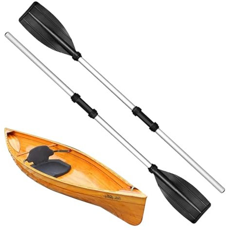 Genérico Palas De Kayak | Remos De Aluminio | Remos De Kayak | Remo De Kayak Ajustable | Remo De Canoa Desmontable | para Kayak, Navegación, Surf, Deportes Acuáticos Al Aire Libre