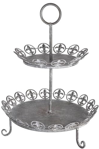 Aja338 Palazzo - Alzata antica in ferro, 50 cm