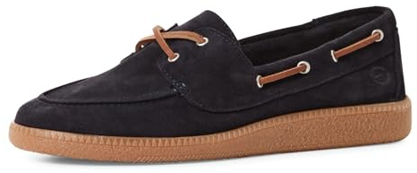 Tamaris Damen Klassische Ballerinas, Frauen Flats,Comfort Lining,TOUCHit-Fußbett,Slip-ons,klassisch elegant,Ballerinen,Navy,42 EU